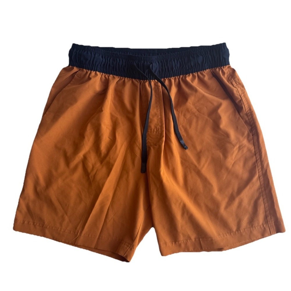Leg3nd Men's Athletic Shorts Size Medium Orange Lightweight Fair Condition